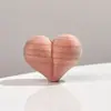 Tallado de Madera de Cedro Natural Labubu Adornos de Mano, Piezas Decorativas Populares de Labubu, Accesorios para Joyería Hechos a Mano DIY al por Mayor