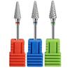 Nova Ponta de Moagem em Forma de Guarda-chuva Manicure Aço Tungstênio Remoção de Unhas Pré-processamento Ponta de Moagem Esfoliante e Polidora Ferramenta de Remoção de Unhas
