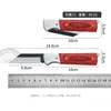 Herramienta de Cuchillo de Injerto en Stock para Plántulas, Acero Inoxidable Acero al Manganeso Mango de Madera Navaja Plegable, Herramienta de Jardín para Árboles Frutales Plantas en Maceta