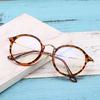 Nuevos Lentes Planos Retro de Metal con Montura Redonda 2447 Lentes Anti-luz Azul Celebridad de Internet Mismo Estilo Armazón para Lentes de Estudiante Disponible Gafas