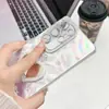 Funda para Teléfono Samsung S25 Ultra Cubierta Protectora para iPhone 17 A56 Adecuado para A16 Espejo de Letra Pulsera Película para Lente
