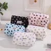 Nova Bolsa de Caneta Arco de Alto Valor Material para Estudantes Bolsa de Armazenamento de Papelaria Feminina Lápis Portátil Necessaire de Higiene Pessoal Bolsa de Maquiagem