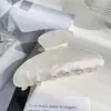 Pinza Grande de Imitación Acetato de Gama Alta para Mujer, Estilo Coreano Versátil Color Gelatina Pinza Tiburón para el Cabello Accesorio para el Cabello Pinza para el Cabello