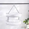 Cesta de Secado para Ropa, Bolsa de Malla para Secar Ropa Interior y Calcetines, Colgador Plano para Secar Cordyceps y Productos Secos, Estilo Cesta