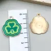 Trevo da Sorte Irlandês Acessórios para Joias DIY Chapéu de Trevo Colar Pingente Chaveiro Pequeno Charme Oktoberfest
