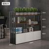 Novo Rack Divisória de Tela para Escritório Armário Divisório Simples Moderno Grade de Restaurante Suporte para Plantas Verdes Flores Parede Divisória