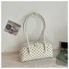 Bolso de hombro cruzado de moda estilo coreano con lunares para mujer, nuevo bolso Boston versátil de Instagram, bolso de hombro de alta apariencia para mujer