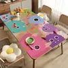 Fabricante Original Mantel de PVC Impreso Impermeable a Prueba de Aceite Resistente al Calor Lavable Dopamina Mesa de Comedor Mesa de Café Escritorio Protector