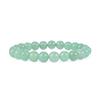 Pulsera de Cristal de Polvo de Piedra Natural de 8 mm para Mujer, Piedra de Tigre, Roca Volcánica, Pareja, Turquesa Blanca, Ágata, Pulsera de Cuentas