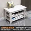 Banqueta para Cambiar Zapatos de Madera Maciza, Zapatero, Asiento para Entrada del Hogar, Taburete Integrado de Múltiples Capas, Estante de Piso Zapatero Multifuncional de Celebridad de Internet