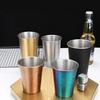 Taza de Cerveza Bebida Café de Acero Inoxidable 304 Estilo Coreano Gran Capacidad Taza de Agua para Bebidas Frías Viento Industrial ins Tapa Venta al por Mayor