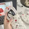 Bolsa de Armazenamento de Óculos Desenho de Gato Portátil Algodão Anti-pressão Bolsa para Óculos de Sol Bolsa de Armazenamento de Óculos de Sol Bolsa de Óculos de Mão