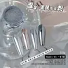 Polvo Espejo Mágico Astringente, Polvo Espejo Perlado de Alto Brillo Explosivo, Polvo de Brillo Delicado de Alta Gama, Decoración Personalizada para Uñas Dorado y Plateado