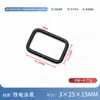 Suministros del fabricante hebilla cuadrada de alambre de hierro cincha D-ring correa de bolsa boca de conexión hebilla accesorios hebilla cuadrada de metal