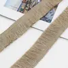 Renda de Franja de Poliéster Xcolorida de 2,5 cm para Brincos, Roupas, Decoração de Almofadas, Acessórios de Renda com Borla