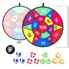Juego de mesa de dardos de bola pegajosa 73 para niños, anillo de acero plegable, tablero para lanzar dardos de bola pegajosa, juguete de juego para padres e hijos