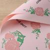 Venta al por Mayor de Fábrica Papel Ouya Retro con Fragancia a Rosa Papel de Envoltura para Ramo Engrosado Impermeable de Doble Cara Florería Materiales Florales