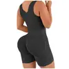 Modelador Europeu e Americano de Nova Moda Transfronteiriço Peça Única com Zíper na Virilha, Roupa Íntima Justa com Botões de Pressão, Controle de Barriga, Levanta Bumbum, Corset Modelador de Corpo