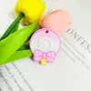 Parche de Gatito Helado de Dibujos Animados Acrílico Lindo Huevo Helado Pizarra Joyería DIY Brillo Fino Crayón Manzana