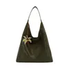 Bolso de mujer de gran capacidad 2026 moda de verano nuevo bolso de hombro simple patrón tejido bolso tote casual para el día a día