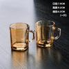 Copo Redondo de Quatro Cantos Benma com Alça Doméstica Copo de Água Copo de Alta Beleza Infantil Conjunto de Xícaras de Chá Copo de Cerveja Copo de Café