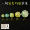 Cuentas sueltas de ágata de cristal natural para pulsera de cuentas DIY con ágata roja del sur, ámbar, granate y cuentas de cristal