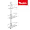 Estante de Almacenamiento para Baño con Ventosa Estante de Pared para Inodoro Baño Lavabo Acero Inoxidable Almacenamiento y Organización Sin Perforaciones