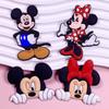 Acessórios Decorativos DIY Personalizados Decorações para Capa de Celular do Mickey e da Minnie Adesivos Ímãs de Geladeira Charms para Sapatos Adesivos Decorativos