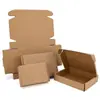 Caja Cuadrada para Máquina Voladora Color Piel de Vaca Blanca Cartón Plano Ropa Sujetador Ropa Interior Extra Dura Envío Rápido Caja de Papel Negra