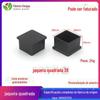 38*38 tubo quadrado fabricante capa de proteção para pé de mesa e cadeira de plástico tubo de aço inoxidável capa plugue de tubo quadrado PVC