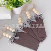 Nuevo Calcetín de Navidad Transfronterizo Decoraciones de Madera DIY Etiquetas Colgantes Estilo Granja Rústica Señales de Madera Piezas de Madera