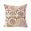 Funda de Almohada Estampado Geométrico Multicolor Simple Nueva Temu Venta al por Mayor Fabricante de Amazon Transfronterizo Cojín de Sofá Cojín