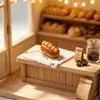 Juguetes de Comida en Miniatura, Mini Donas, Pan de Sándwich, Decoraciones de Escena en Miniatura de Panadería, Accesorios DIY al por Mayor