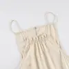 Macacão Casual Feminino de Algodão e Linho com Gola Halter, Lançamento Primavera/Verão 2026, Estiloso e Moderno para o Dia a Dia, Transfronteiriço Europeu e Americano