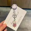 Llavero Creativo de Acrílico y Resina con Forma de Corazón Colgante para Teléfono Móvil Lindo Unicornio Mochila de Acrílico Accesorios Pequeños