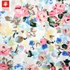 Tela de popelina de algodón con flores, diseño vintage de peonías, para mujer, para camisas, almohadas, zapatos y sombreros, disponible en stock.