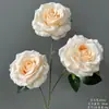 Arranjo de Chão com Flores Artificiais Cor de Champanhe, Rosa de Casamento, Hortênsia, Material de Flores para Corredor de Teto, Arranjo de Decoração para Auditório