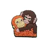 Pingentes de Sapato Macaco Abraço Novo Estilo Transfronteiriços, Clipes Decorativos de Sapato de Borracha Macia PVC DIY