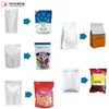 Máquina de envasado automático de bolsa prefabricada tipo bolsa para gránulos, salsa, líquido; Máquina de envasado con dosificador de tornillo para polvo