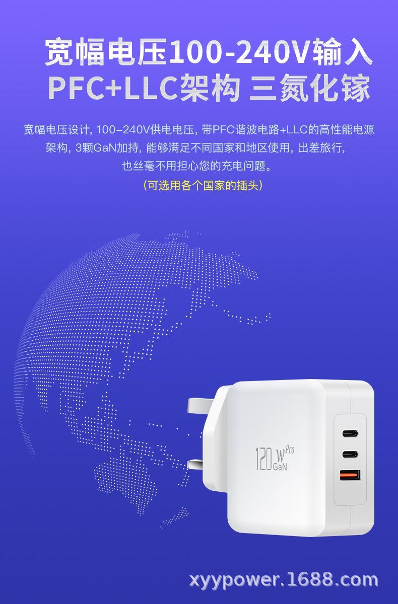 PD120W氮化镓CCA英规