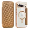 Adecuado para Google 11Pro XL Funda de Cuero con Tapa abatible, Funda Magnética para Teléfono, Pixel10A Funda Protectora Transparente de Cobertura Total con Ranura para Tarjetas