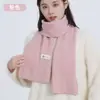 Conjunto de Tres Piezas de Lana para Otoño e Invierno: Sombrero, Bufanda y Guantes, Conjunto de Punto Cálido y Grueso para Mujer, Sombrero de Punto Resistente al Frío, Para Mujer Transfronterizo