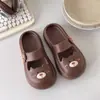 Zuecos Baotou para Mujer, Lindos Zapatos de Casa Mary Jane de Gato, Comodidad para el Hogar de Interior, Sandalias Suaves de Verano para Exteriores