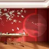 Novo estilo chinês moda nacional mural 3d tridimensional garça papel de parede hotel restaurante varanda parede de fundo adesivo de parede adesivo de parede tecido