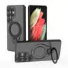 Funda protectora 360 grados con anillo para Samsung S25Utral Ring Shield Funda para teléfono móvil de TPU anticaída Samsung S25