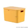 Caja de almacenamiento canasta de almacenamiento de escritorio canasta de almacenamiento de bocadillos y juguetes para la sala de estar canasta de almacenamiento de artículos varios para la cocina caja de almacenamiento rectangular con tapa