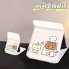 Espelho de Maquiagem Portátil para Mesa de Estudante, Estilo Desenho Animado, Fácil de Dobrar, Espelho de Maquiagem, Espelho de Penteadeira