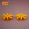 M 55555555 Vara Curta Amarela para Arroz, Vara de Arroz, Vara de Dez, Vara de Plástico, Tira de Plástico, Vara Octogonal de Dez