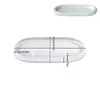 Bandeja Oval de Rocha DIY Aromaterapia Silicone Padrão de Pedra Abrasiva Redonda Porta-Vela Pote de Armazenamento Gesso Cola Abrasivo