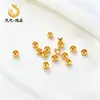 Clip de posicionamiento de color que se conserva, envuelto en oro de 18 quilates, cierre fijo de cuentas planas, cierre para cuentas sueltas, accesorios de cierre para pulseras hechas a mano DIY, accesorios de venta caliente